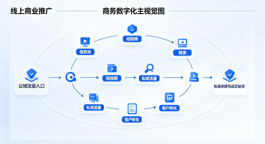 湖州线上商业推广怎么做？全域流量闭环搭建与低成本转化实战指南